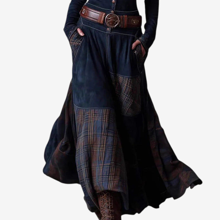 Garnier  Abito in pelle scamosciata