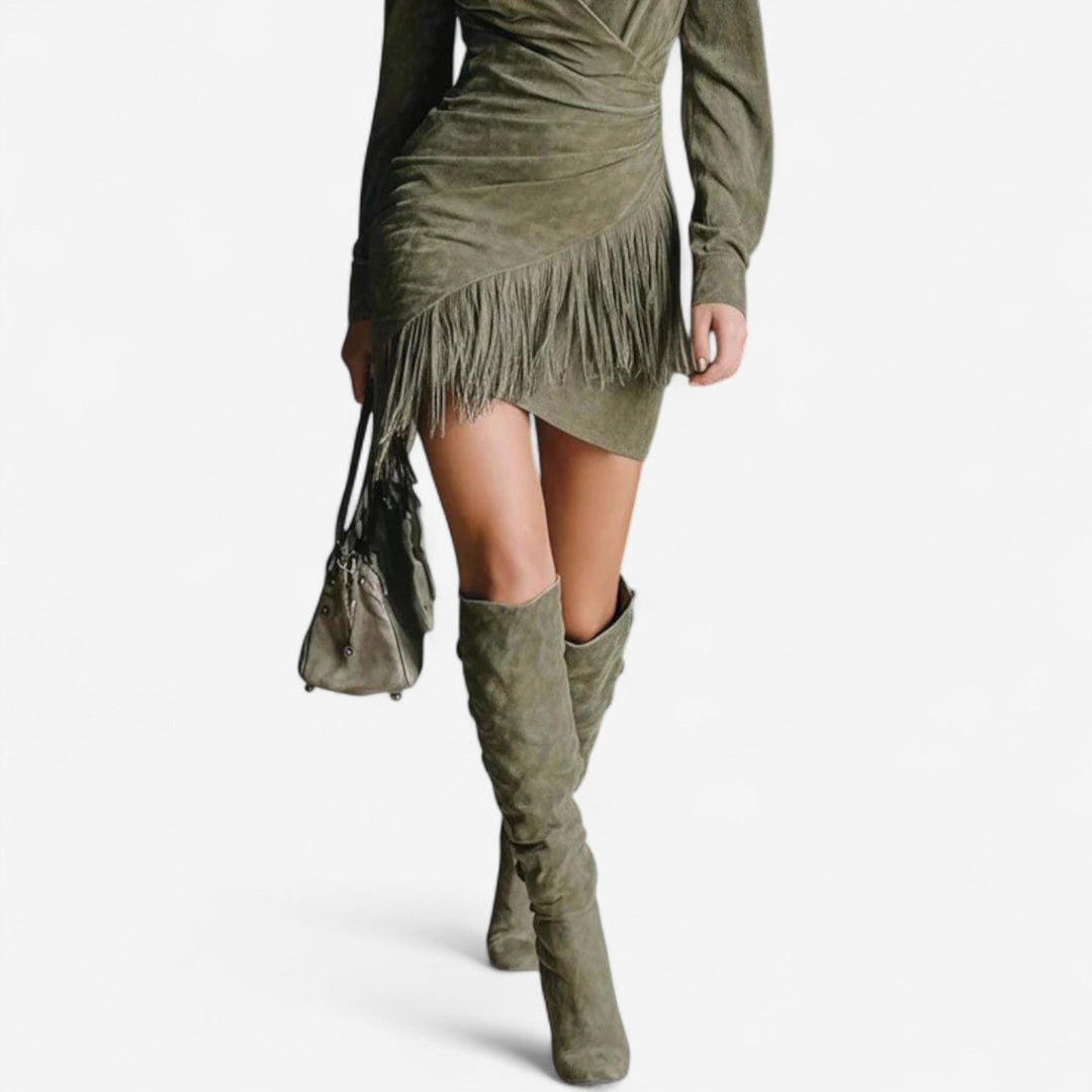 Rose  Abito drappeggiato