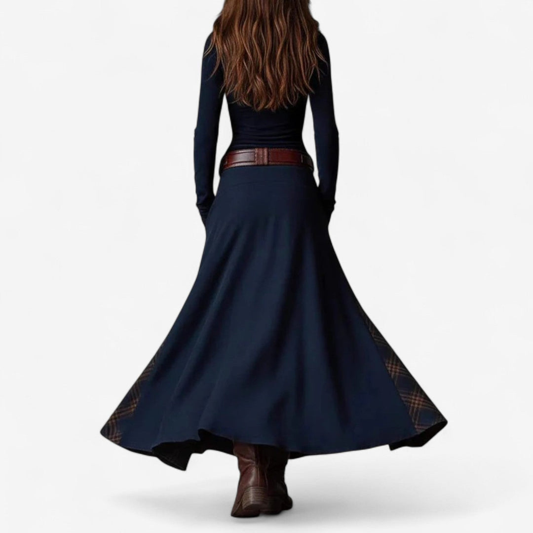 Garnier  Abito in pelle scamosciata