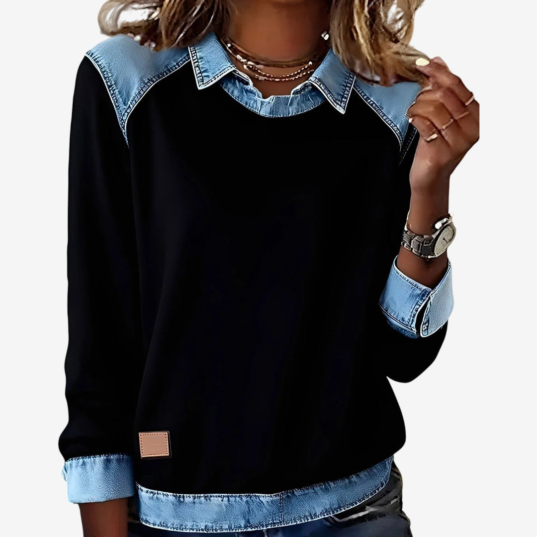 Galesi  Maglione a contrasto