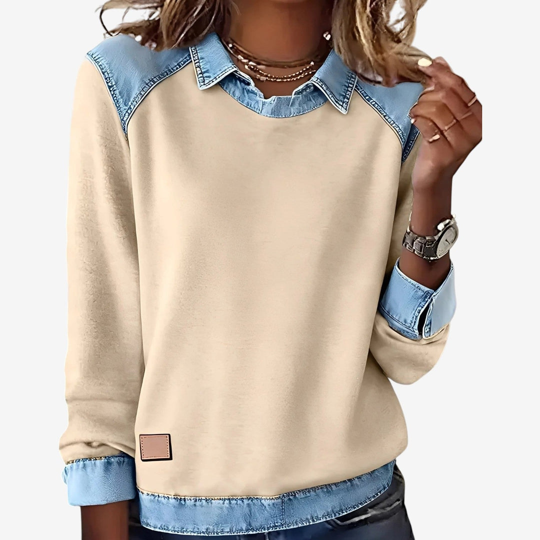 Galesi  Maglione a contrasto