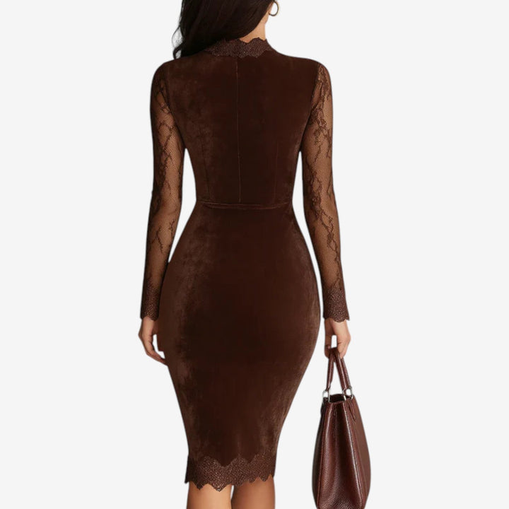 Scaroni  Abito midi in velluto