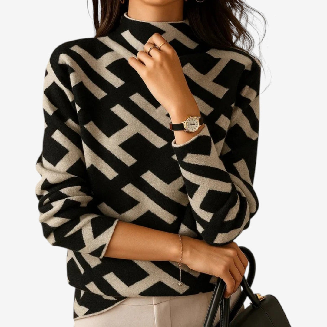 Rossi  Maglione geometrico